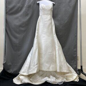 Amsale "Weston" Ivory Mikado Wedding Dress